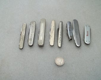 Vintage Penknives x 8