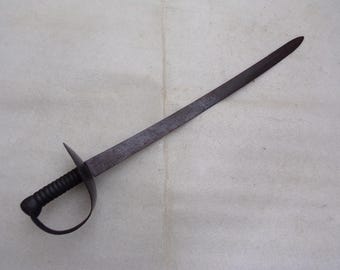 Antiguo machete naval de la Marina Real Británica, modelo 1845