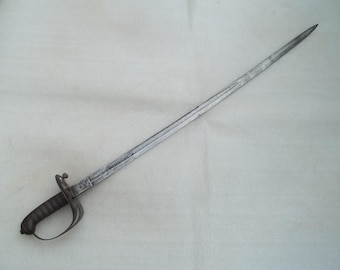 本物のアンティーク剣/サーベル - フランス歩兵将校用 1855 年モデル