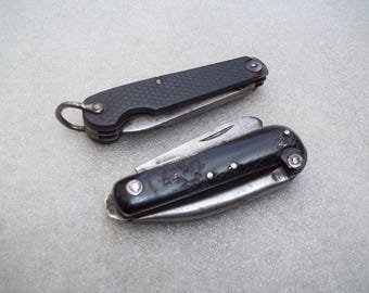 Vintage British Military Penknives x 2 - Wostenholm & 1941