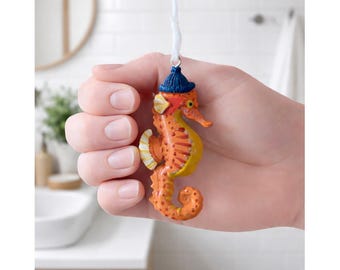 Quirky Seahorse Light Pull with choice of Cord & Connector