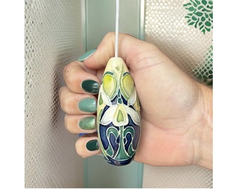 Old Tupton Ware Snowdrop Lichterkette mit Schnur und Stecker