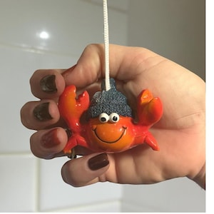 Schriller Crab Light Pull mit weißer Kordel und Stecker