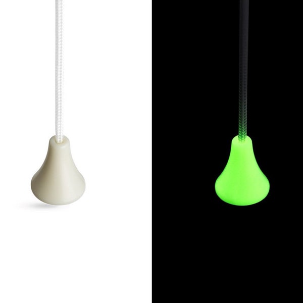 Glow in the Dark Bell Lightweight Plastic Light Pull with Cord & Connector