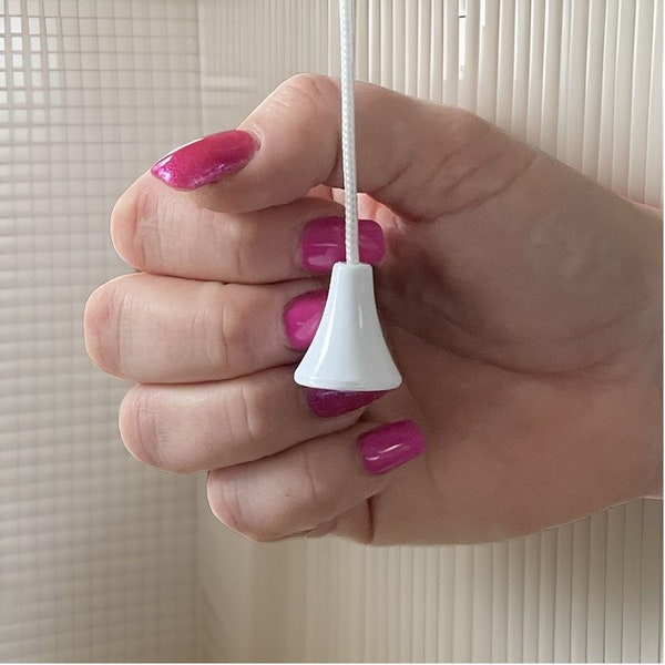 Antibacterial Classic Bell Lightweight Plastic Light Pull with Cord & Connector