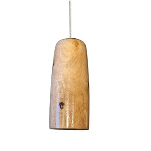 Handcrafted Wooden Light Pull - Large - with Cord & Connector