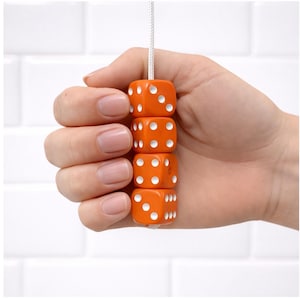 Orange Dice Light Pull Handle with Cord & Connector