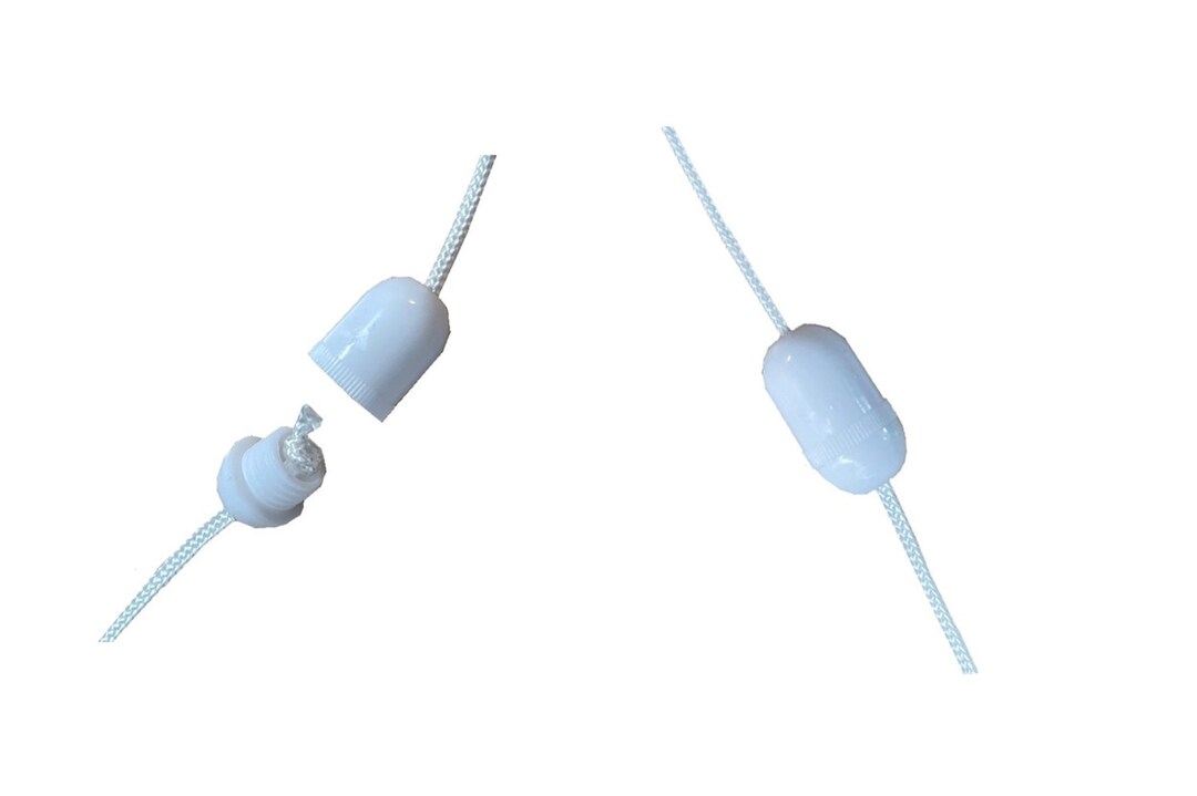 White Cord Connector for Light Pull and Blind Cords Etsy