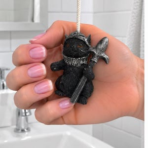 Black Cat Light Pull with Spear - complete with choice of Cord Colour and Connector
