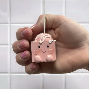 ピンクフォンダンファンシーケーキライトプル（コード＆コネクタ付き）