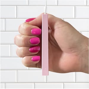 May include: A pink plastic pull chain for a light fixture.