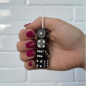 Black Dice Light Pull Handle with Cord & Connector