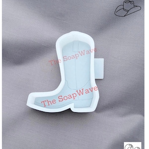 Boot silicone mold - cowgirl/cowboy boot for crafts