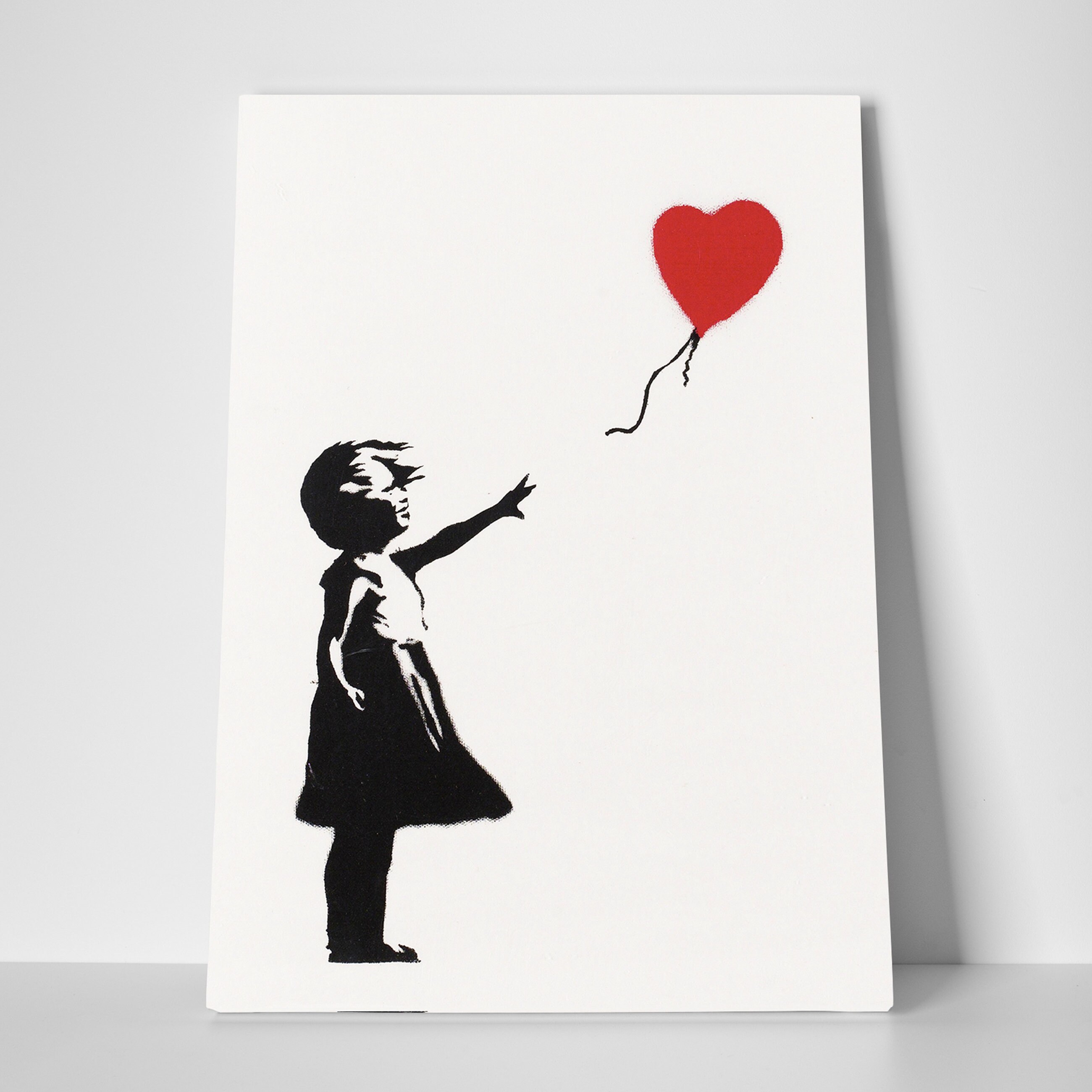 CANVAS ART Banksy Balloon Girl Heart Original Reproduction Etsy