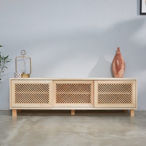 TV Stand, Low Credenza, Wooden Furniture | DIPI