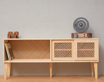 Media console, handmade from solid pinewood | SUKSESS