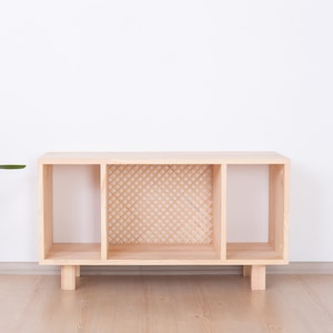 Small low stand, handmade from solid pinewood | SAMME