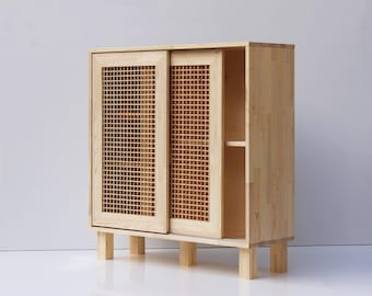 Entryway Shoe Rack, Apothecary Cabinet, Narrow Console Table | ANGEL