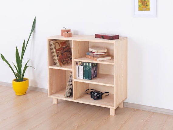Book shelves, handmade from solid pinewood | SELV
