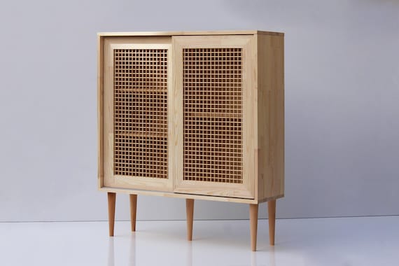 Shoe rack, handmade from solid pinewood | ANGEL