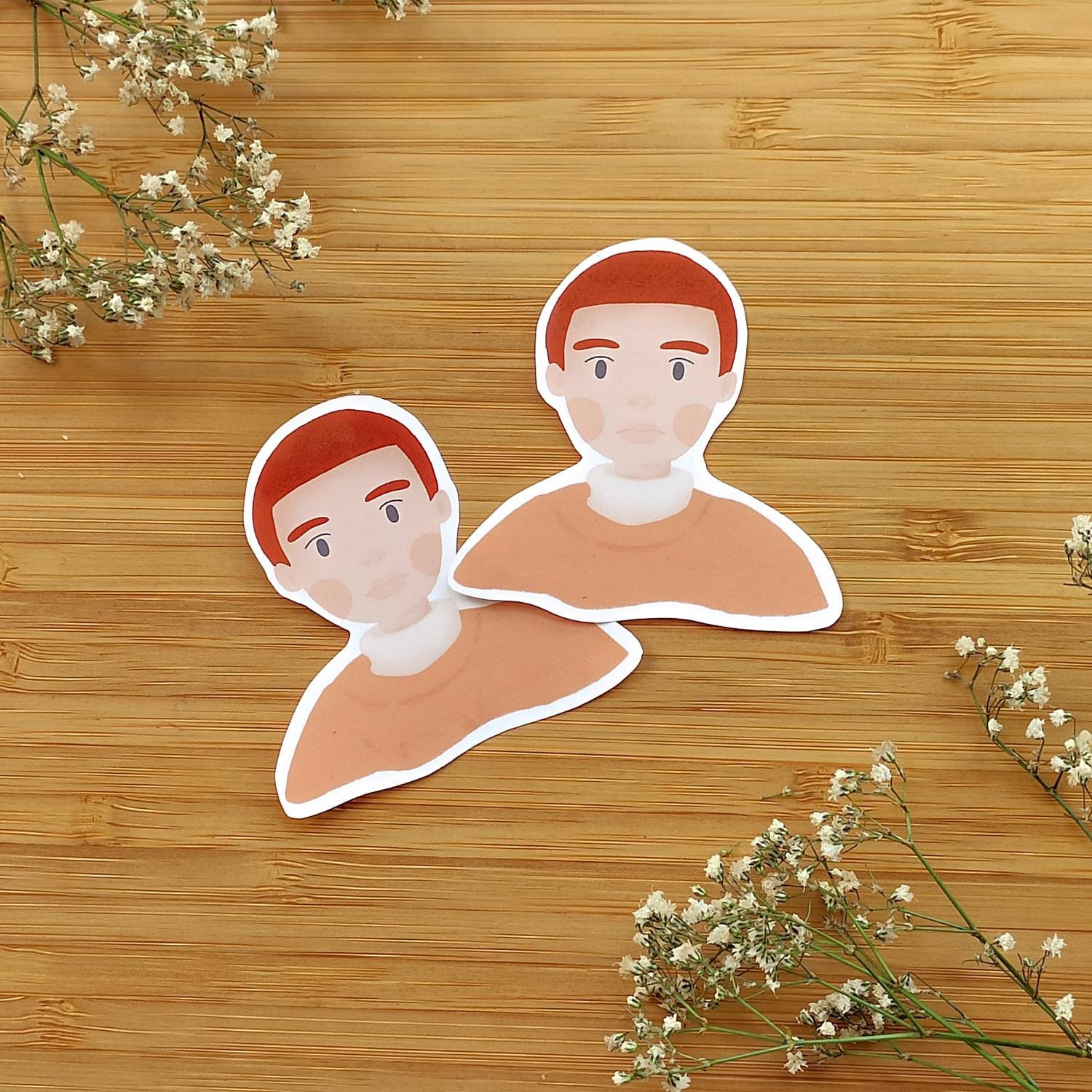 cute boy vinyl sticker vinyl laptop sticker boy vinyl etsy