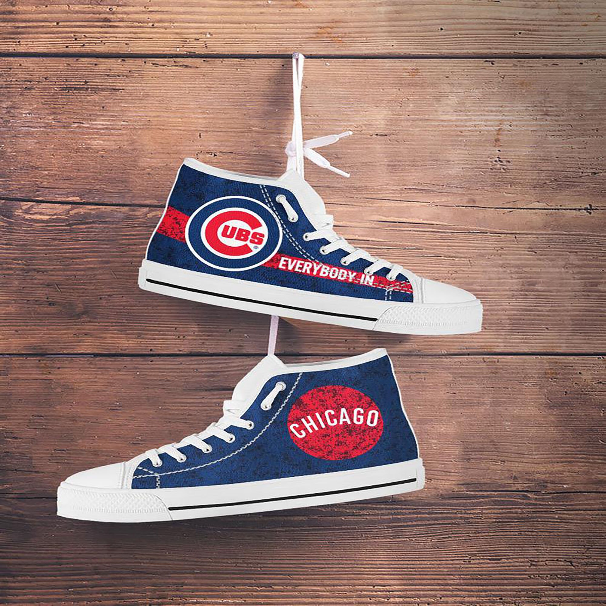 Chicago Cubs High Top Converse Shoes Chicago Cubs sports Chicago Cubs High Top Converse Shoes Chicago Cubs sports