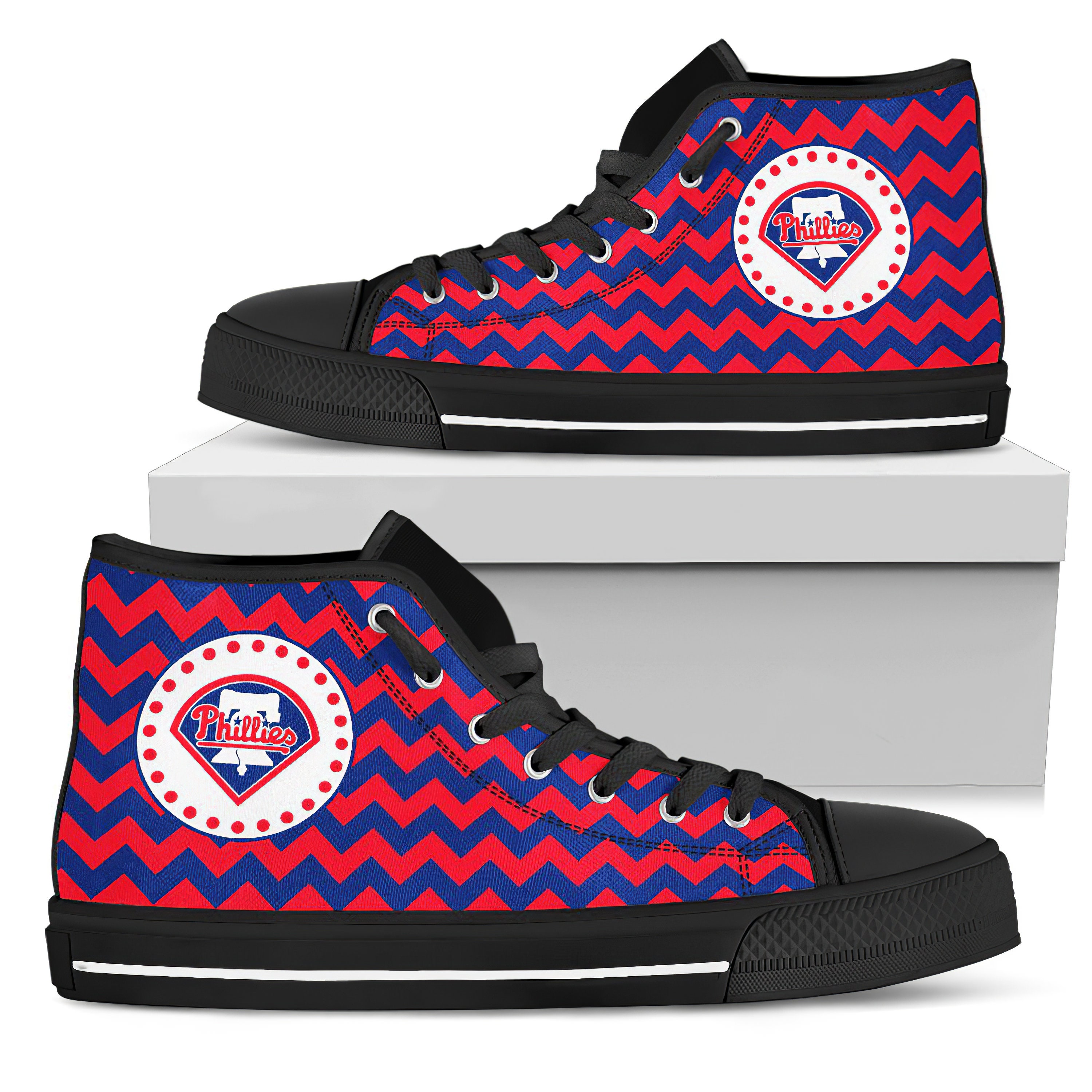 Philadelphia Phillies Team Custom High Top Converse Shoes | Etsy
