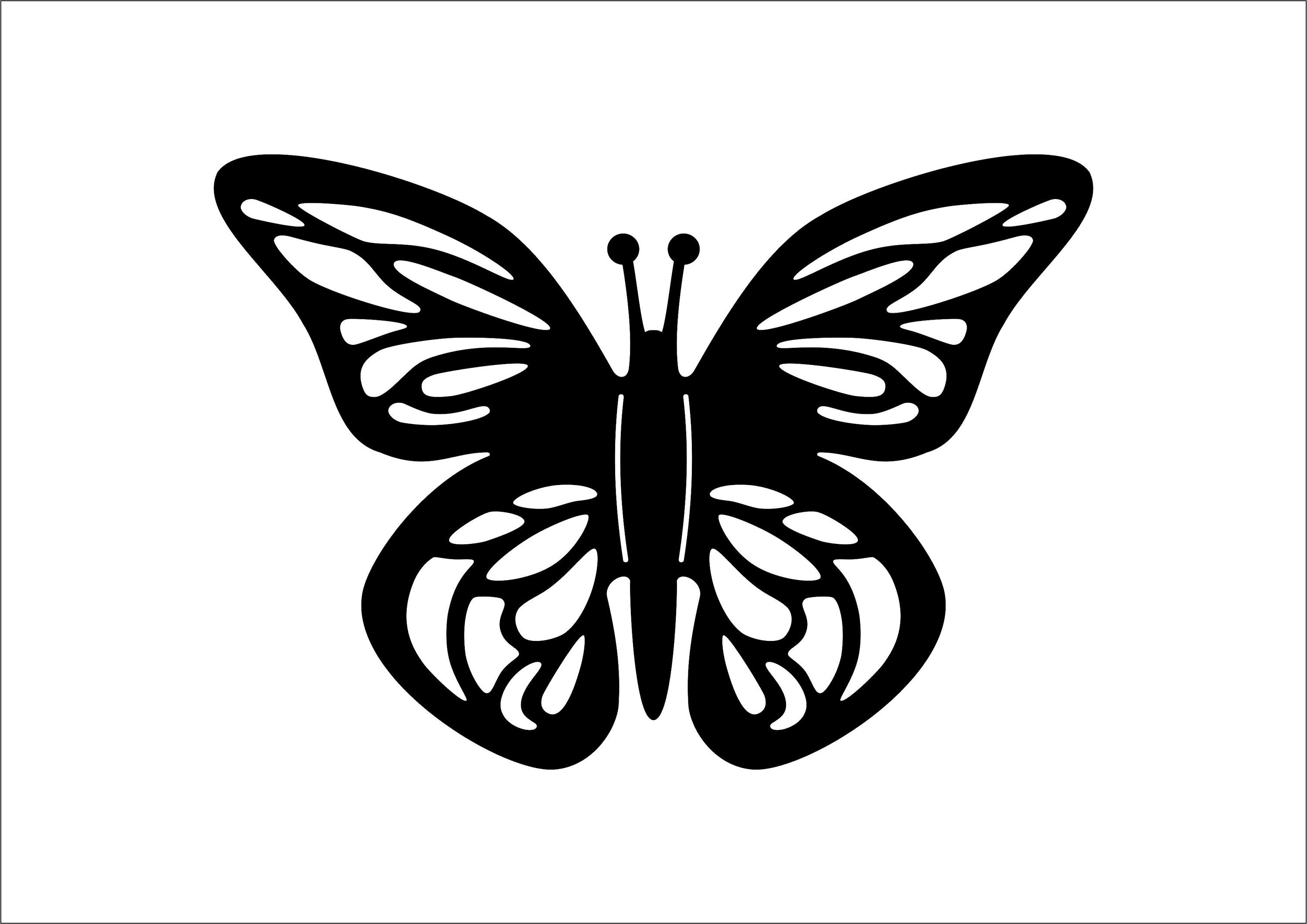 Free Butterfly Silhouette SVG Files