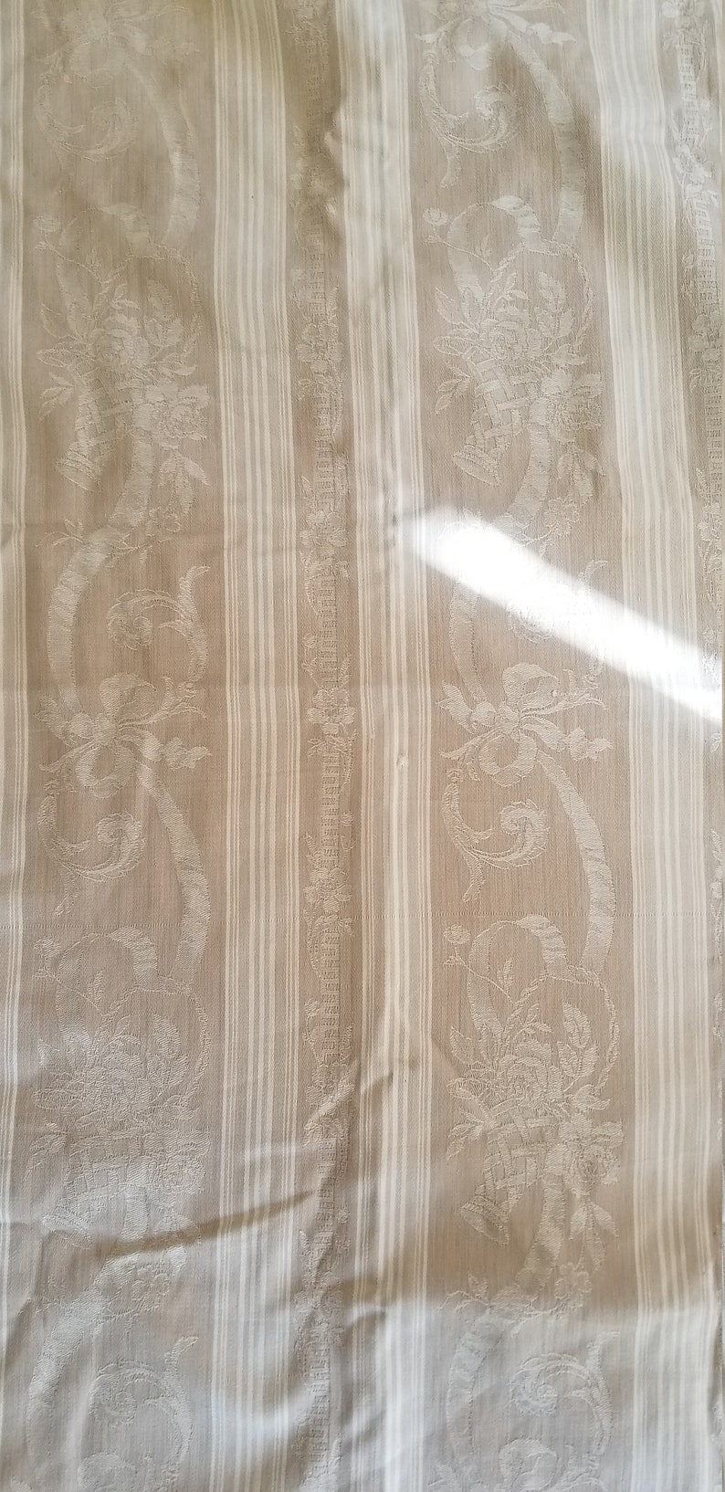 French Ticking 67\u201dx52\u201d