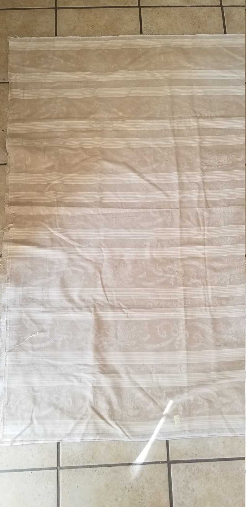 French Ticking 67\u201dx52\u201d