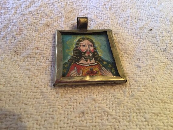 Hand painted Christ