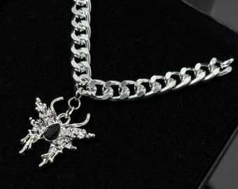 Midnight Silver Necklace