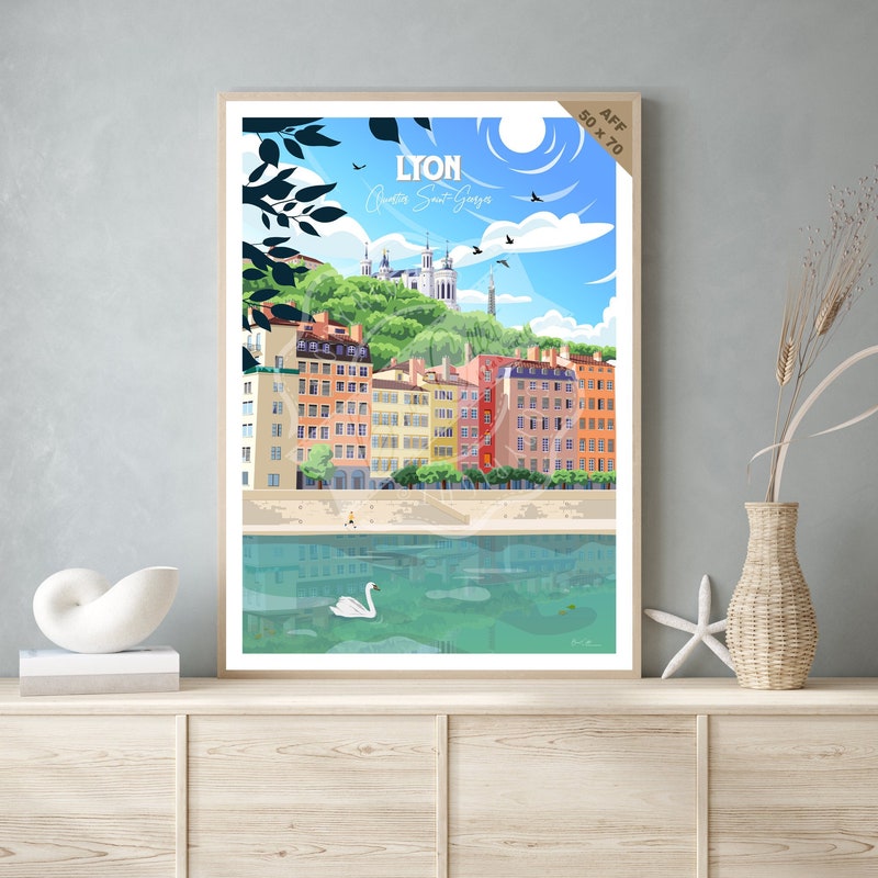 Affiche Lyon - Quartier Saint-Georges main image 1