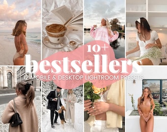 12 Bestseller Mobile Lightroom Presets Pack | Instagram Voreinstellung | Desktop Lightroom Voreinstellung | Influencer Blogger Preset | Natürliche Presets