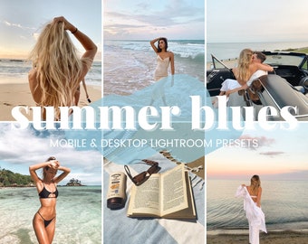Preset Lightroom per dispositivi mobili / Preset spiaggia / Preset estate / Preset Instagram / Preset naturali / Filtro influencer / Preset stile di vita