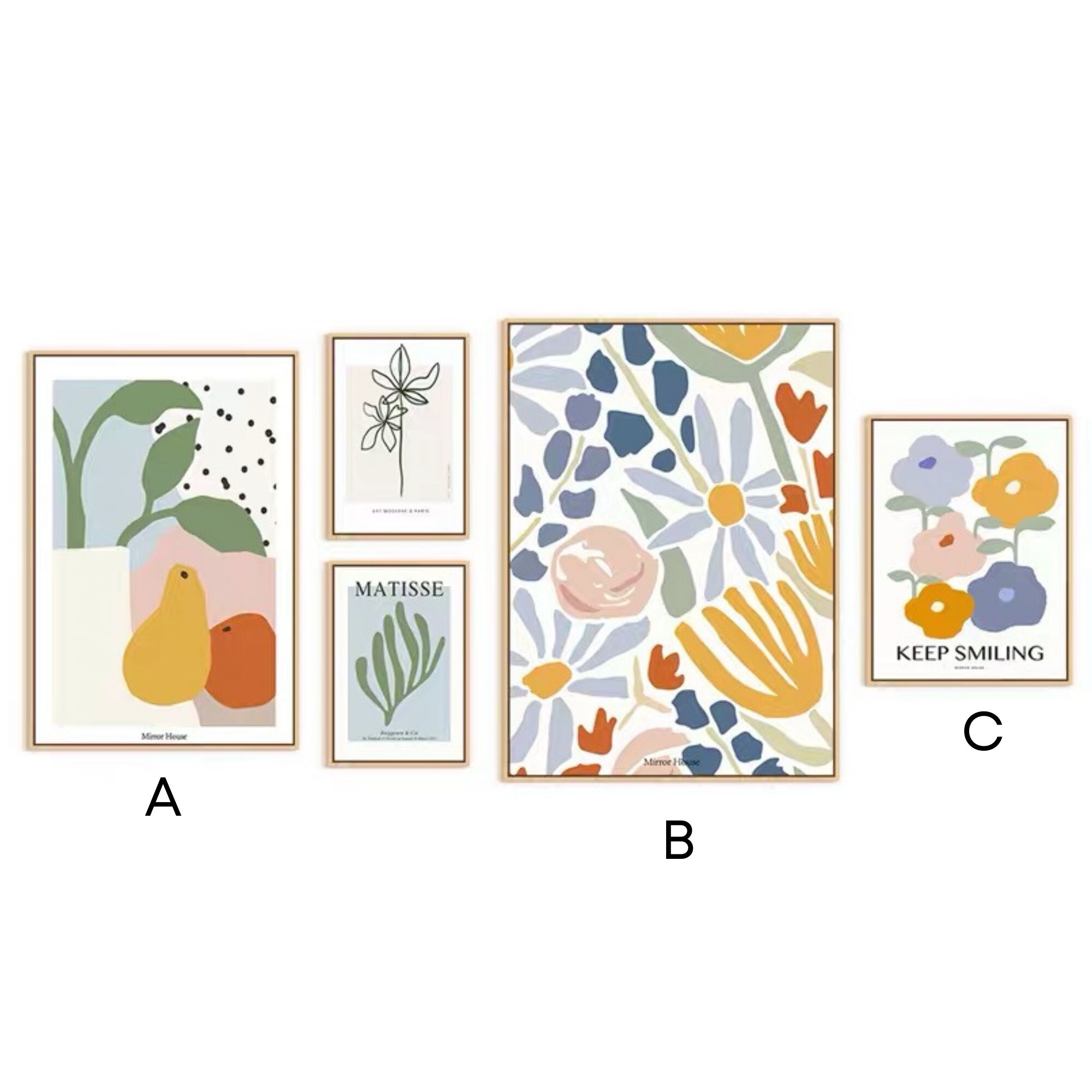 Collage Paint by Number Kit MATISSE Art Paint Together Relax Activity