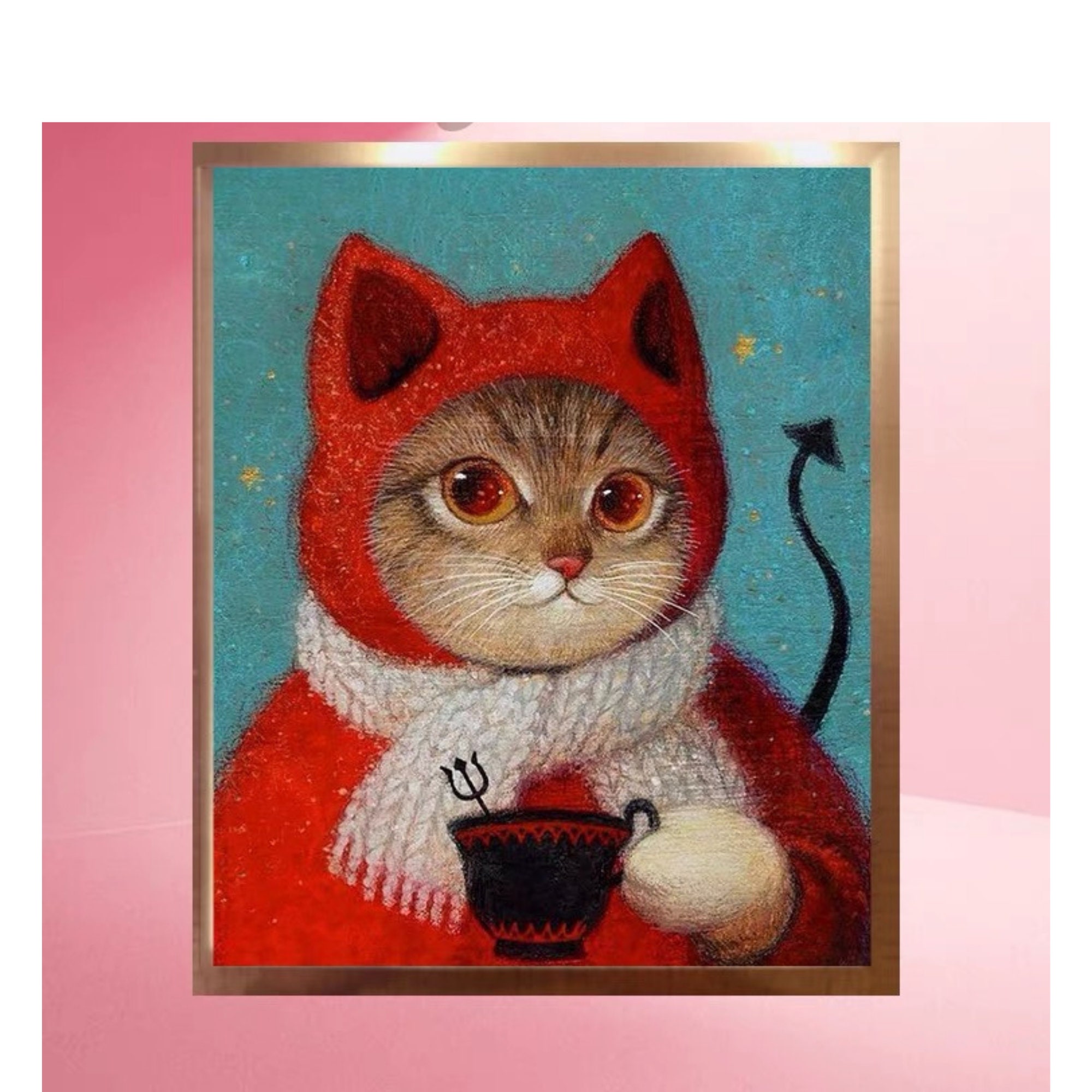 Paint by Number Kit My Cat Paint Together Gift Ideas DIY Etsy