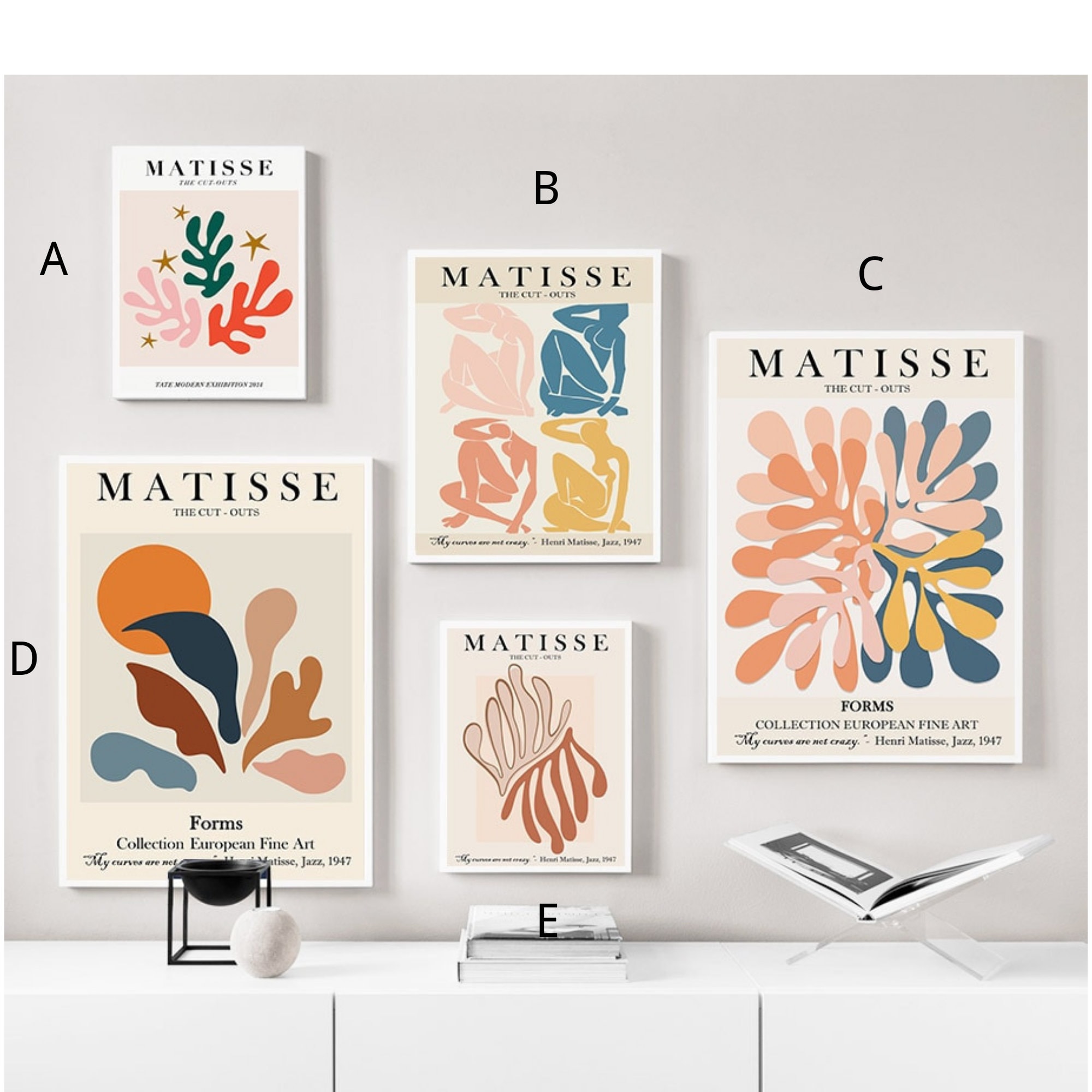 Collage Paint by Number Kit MATISSE Art Paint Together Relax Activity