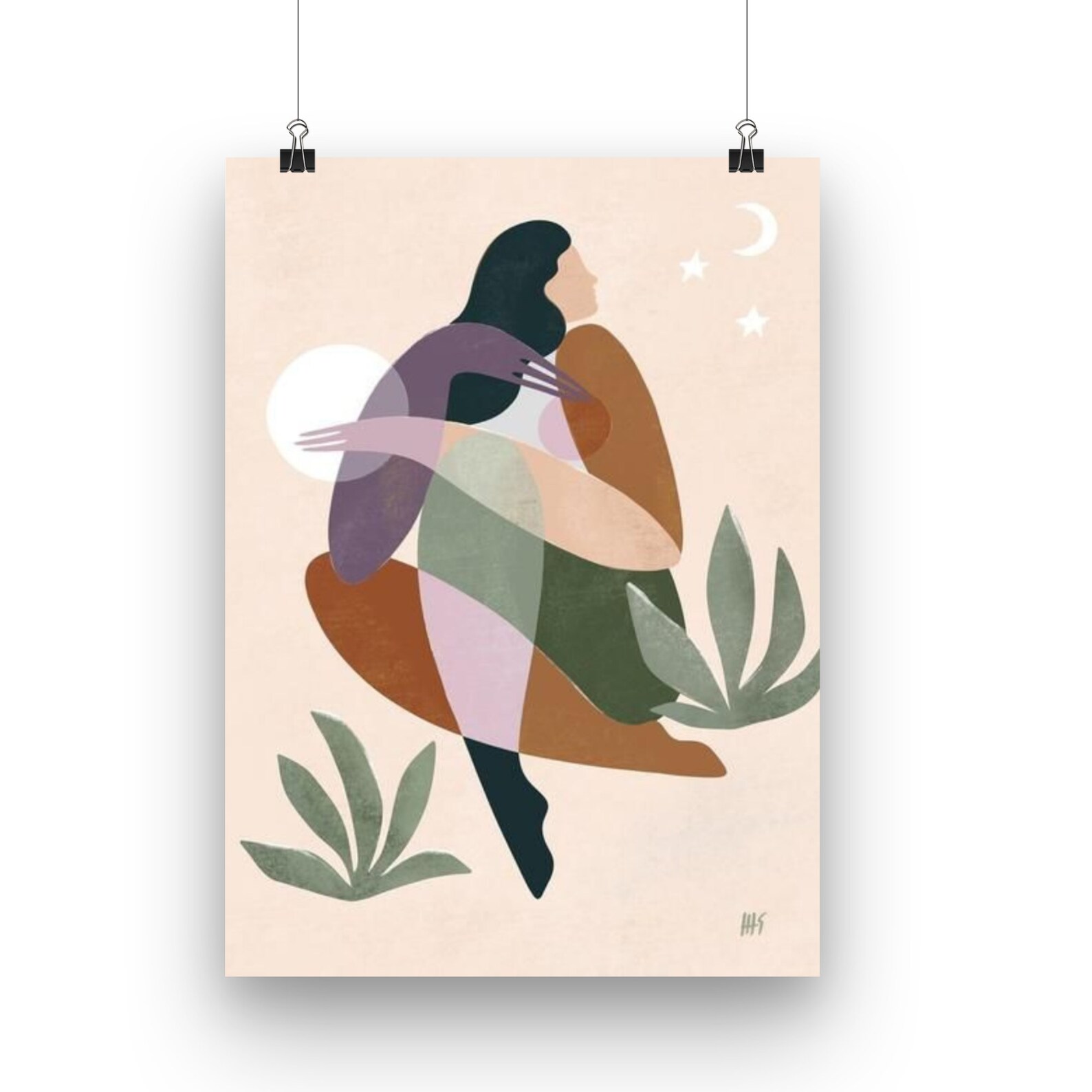 Paint by Number Kit Modernes schwarzes Mädchen Zusammen | Etsy