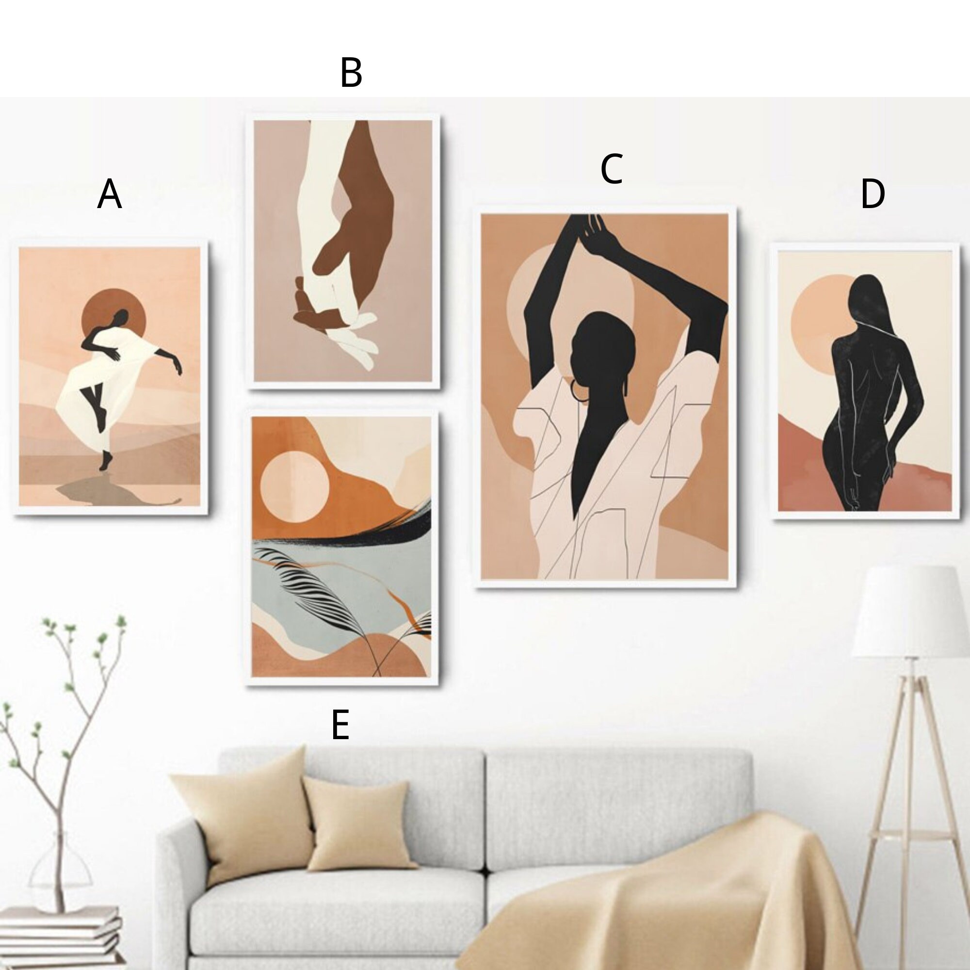 Paint by Number Kit Modern Art Paint Together Gift Ideas Etsy