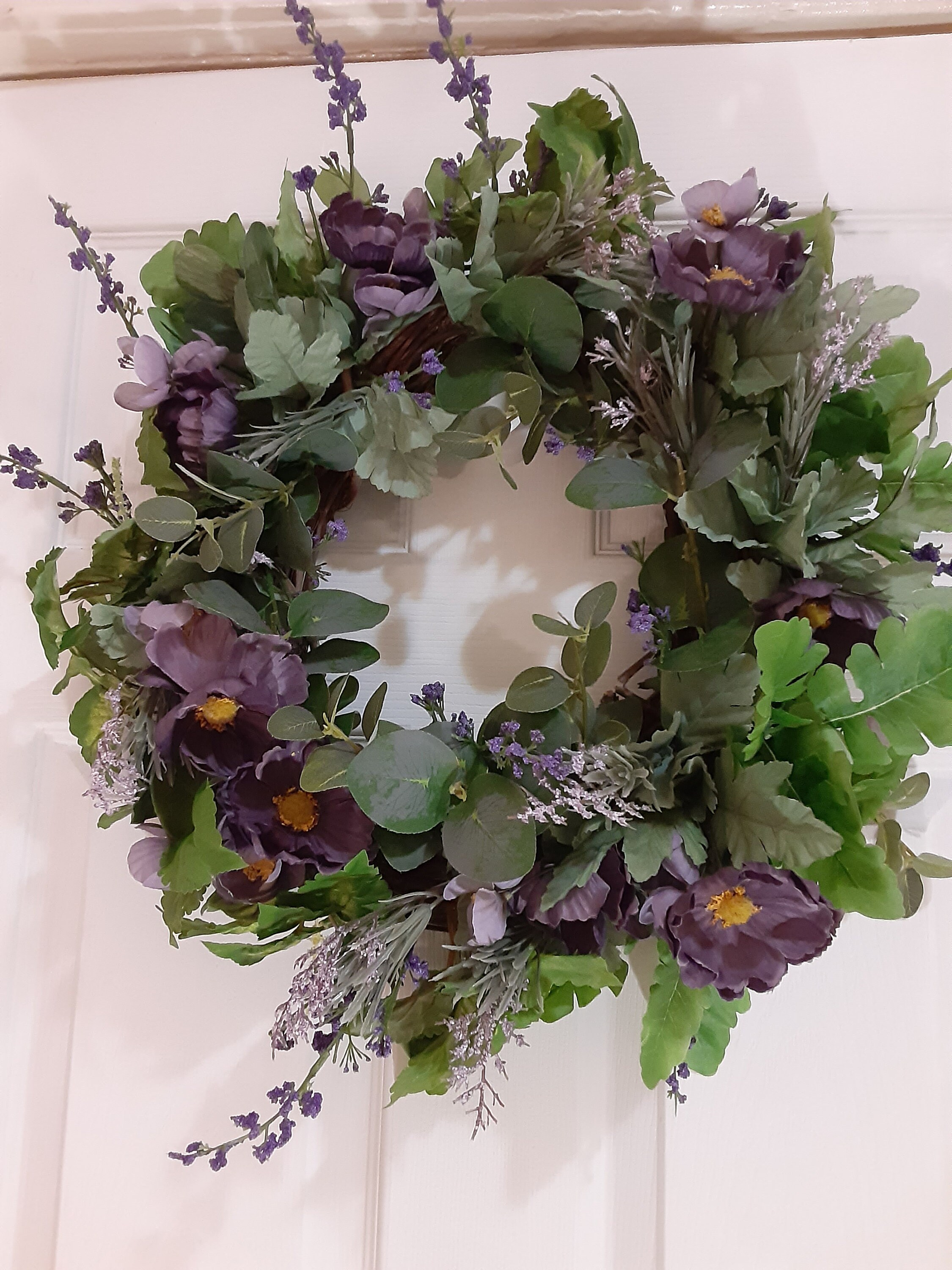 Winter wreath Lilac wreath All season Indoor/ outdoor wreath Etsy