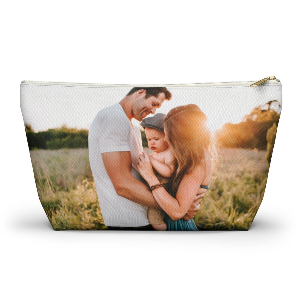Custom Makeup Bag, Photo Makeup Bag, Photo Cosmetic Bag
