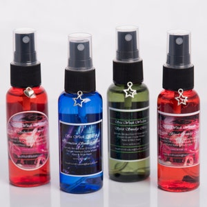 Divination, Spirit Realm, Dragon Blood or Love Smokeless Smudge Spray Mists - Twin Set 2 x 50ml. White Sage/Palo Santo/Psychic/Initiation