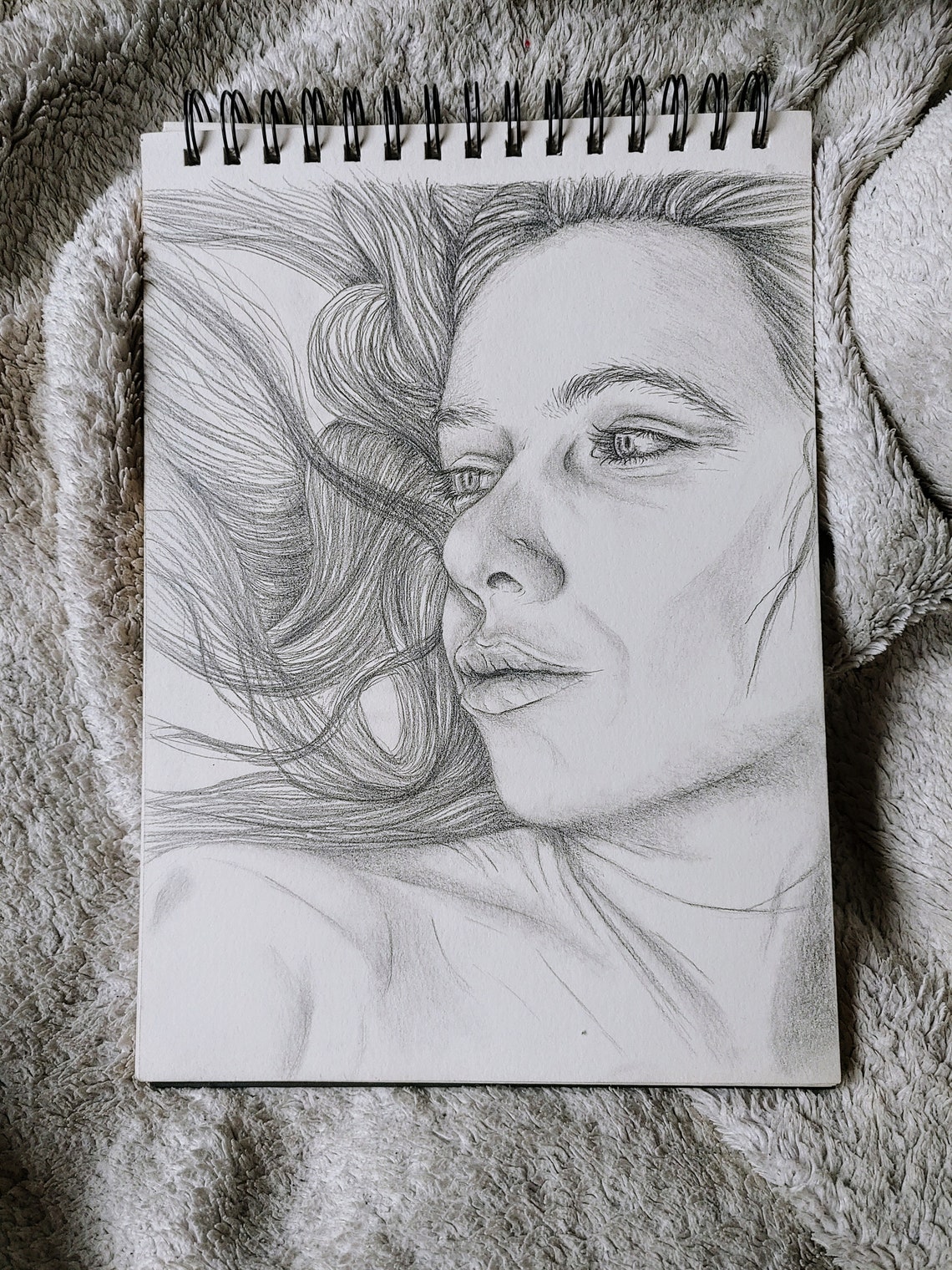 Portrait Drawing Black White Pencil Traditional Art People Kids Babies ...