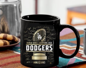 baseball bat mug dodgers