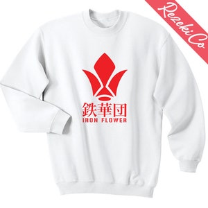 Iron Flower Tekkadan Sweatshirt Iron Blood Barbatos Sweater Iron Flower Sweater Crewneck Unisex Size