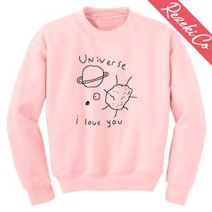 Bluza z kapturem Universe I Love You Tv Show Matthew Gray Gubler Sweater Spencer Reid Criminal Minds Bluza z kapturem Rozmiar unisex