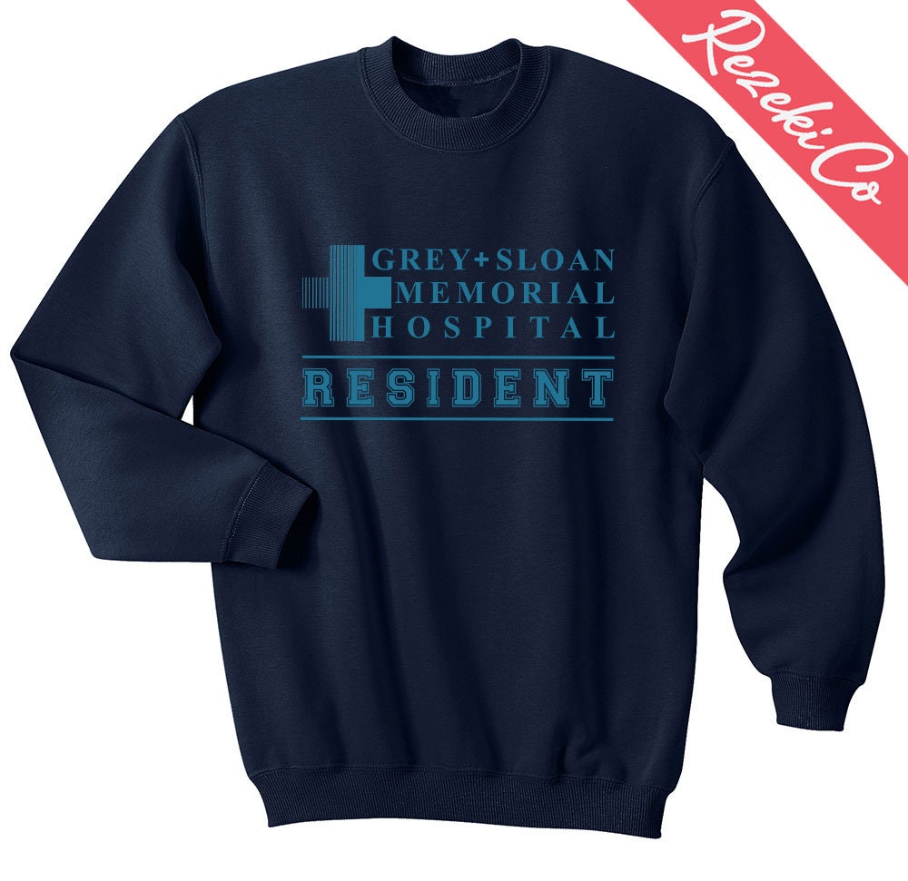 Grey sloan memorial sales hospital crewneck sweatshirt