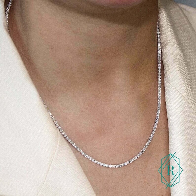 2.5MM Moissanite Diamond Tennis 