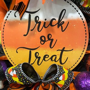 Halloween Candy Corn Swag Door Hanger image 6